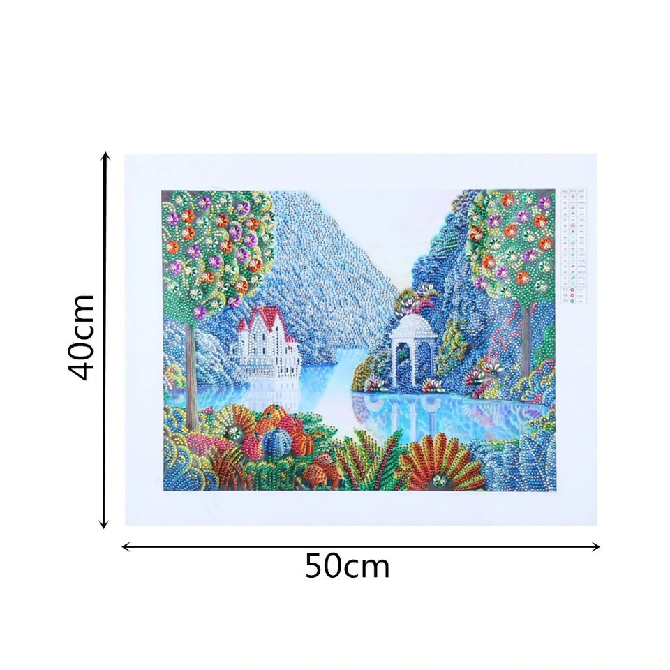 Lake And Trees  Painting