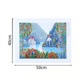 Lake And Trees  Painting