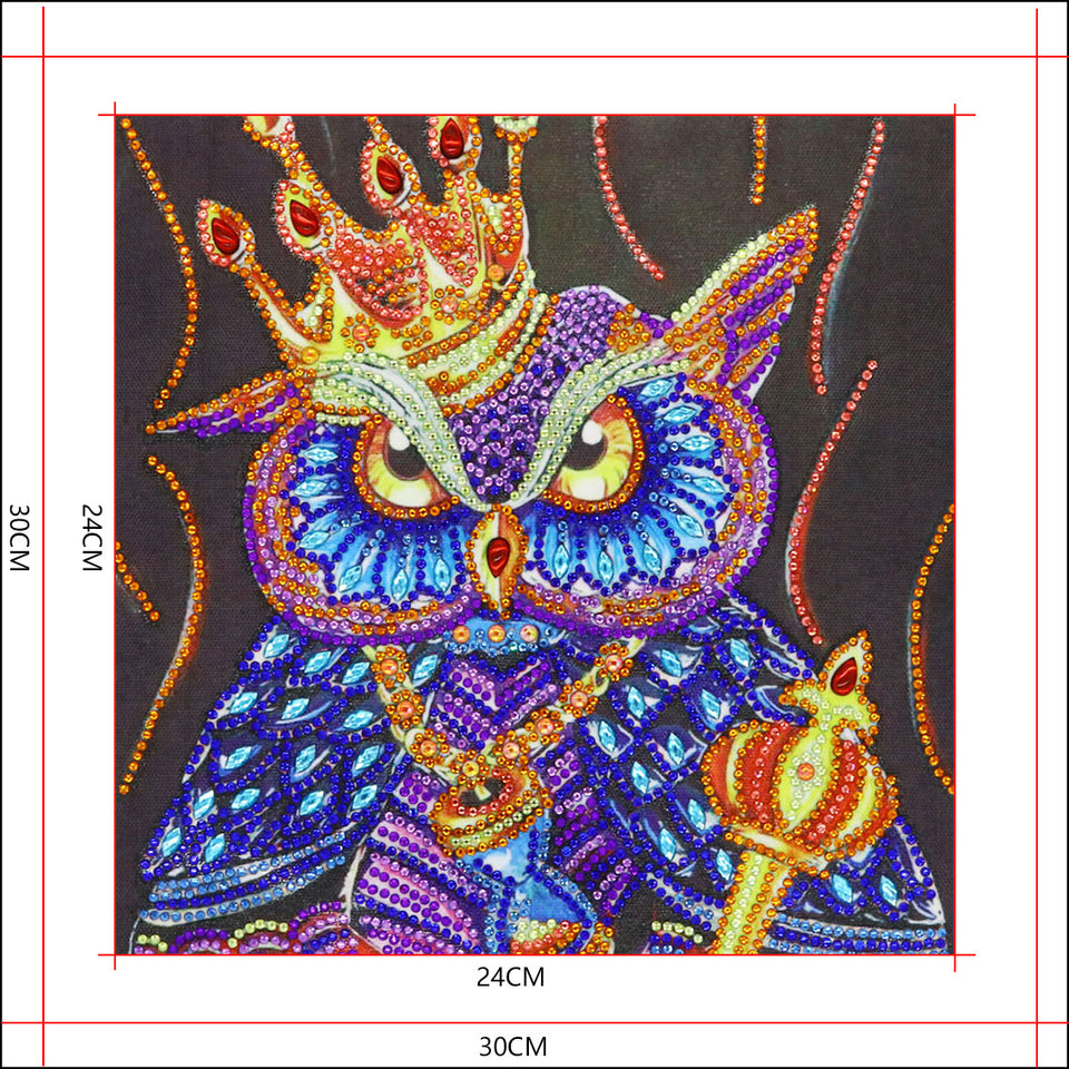 Owl With Crown