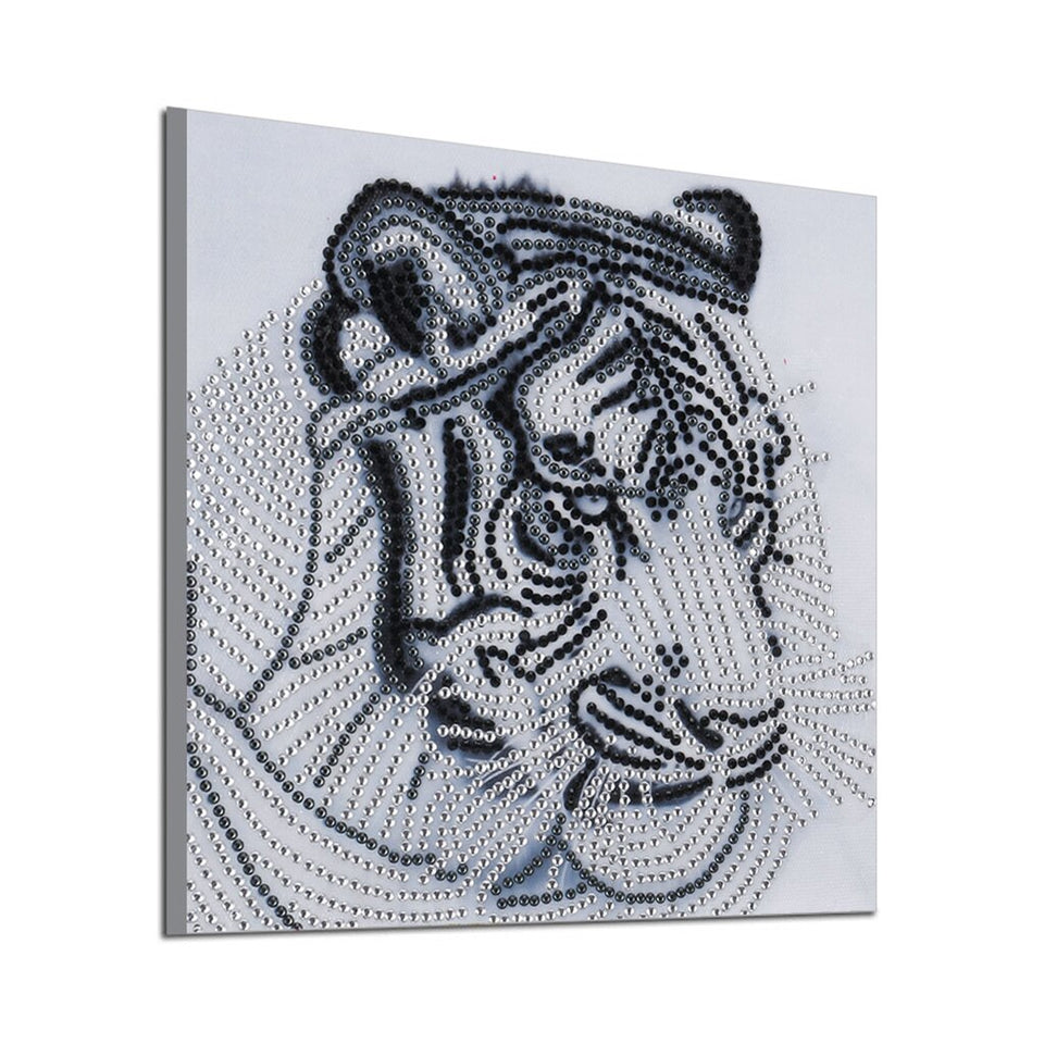 Black Tiger Painting