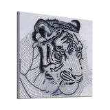 Black Tiger Painting