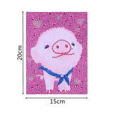 Naughty Pink Pig Painting For Child