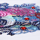 Colorful Skull With Colorful Flowers