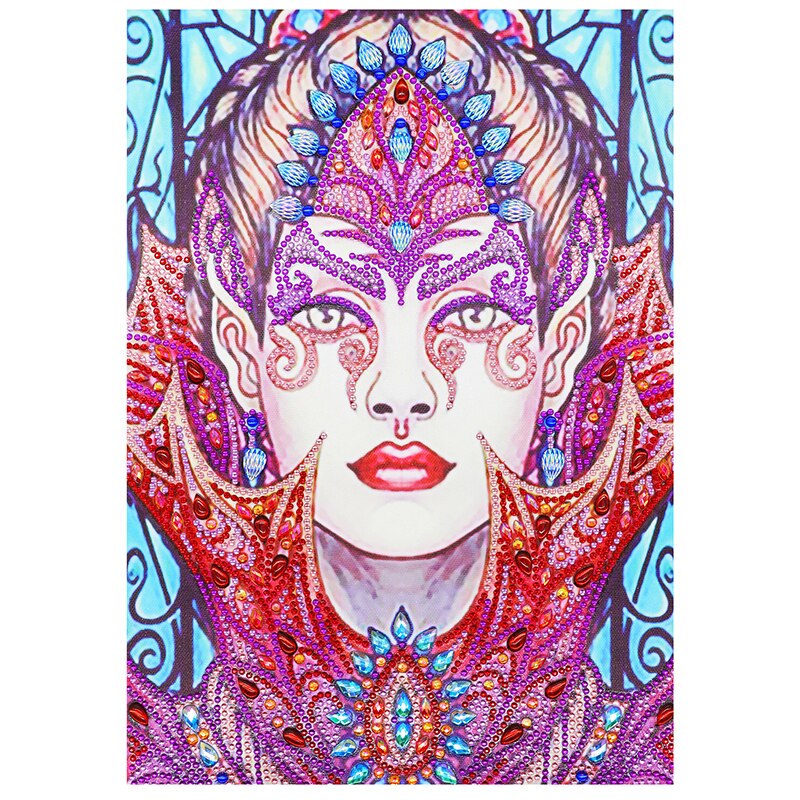 Colorful Lady Painting