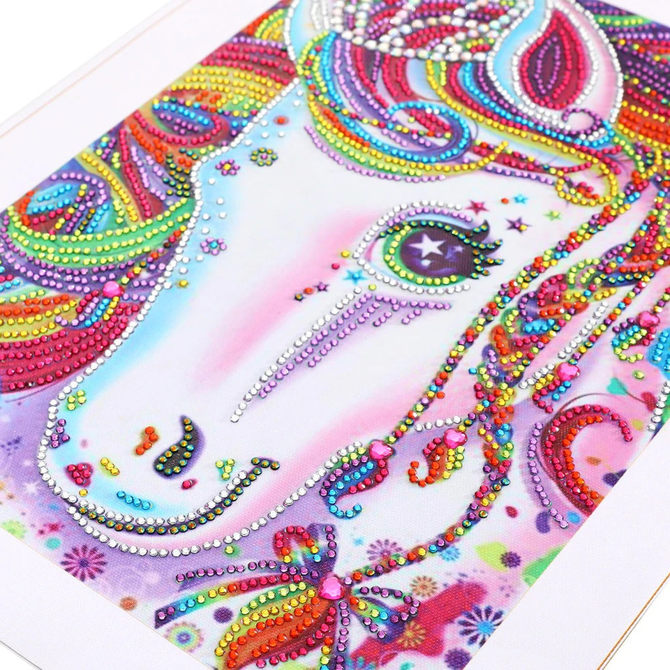 Smiley Colorful Horse