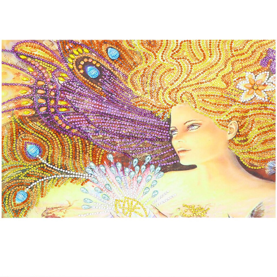 Girl With Yellow Hair Painting