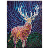 Deer Sparkling Painting