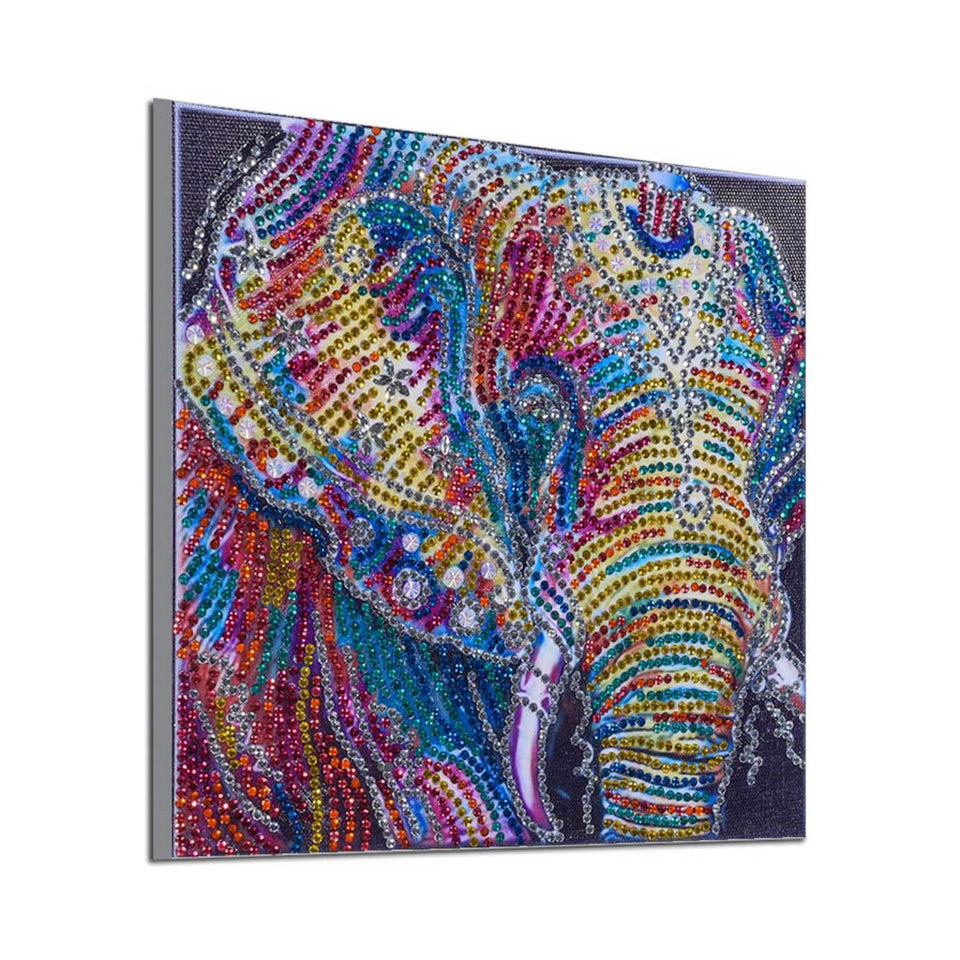 Elephant Multi Color Painting