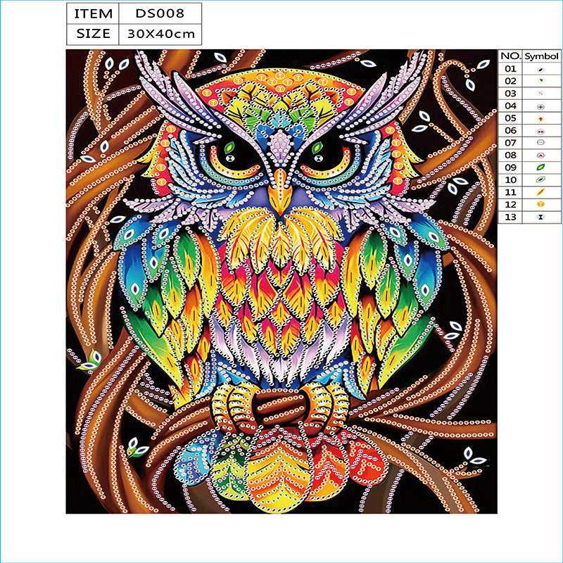 Amazing Color Art Owl