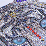 Tiger With Blue Eyes Painting