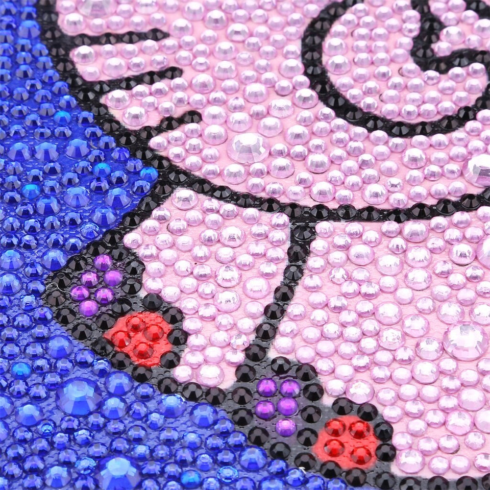 Lovely Happy Pink Elephant Painting For Child