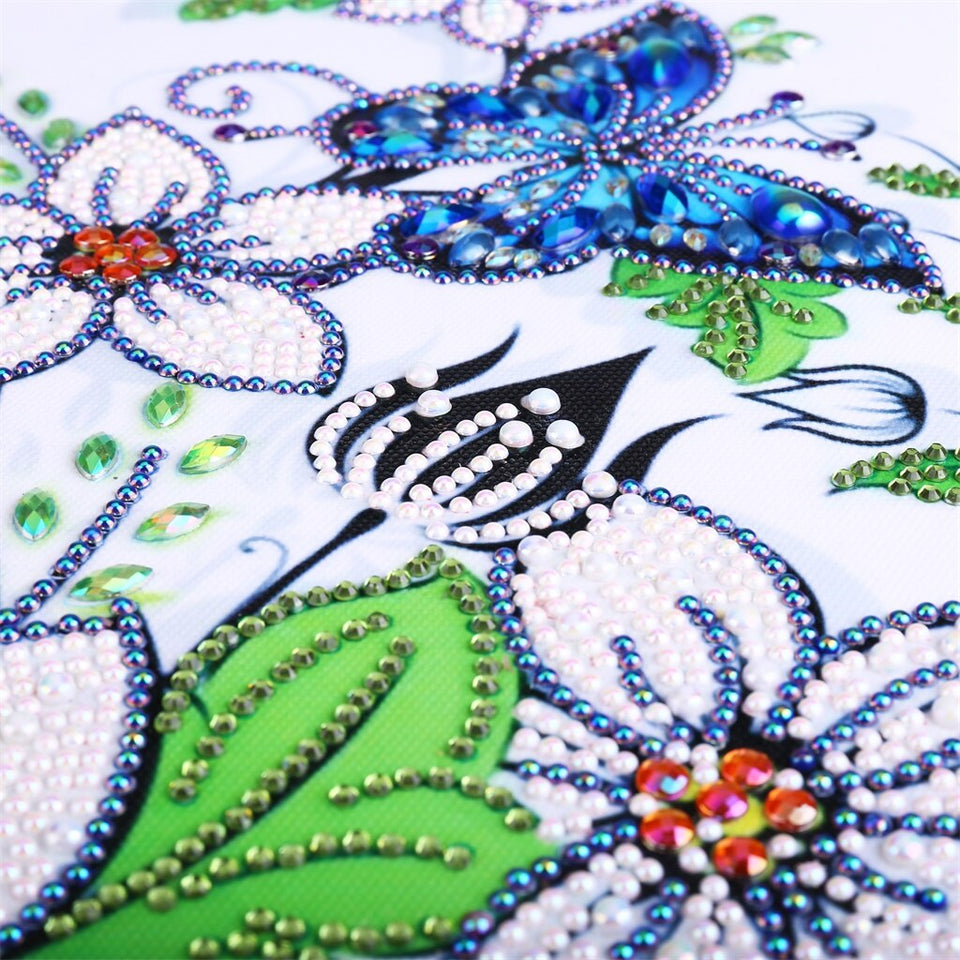 4Pcs Set Colorful Butterfly And Flower