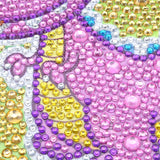 Pink Cute Dinosaur Painting For Kids