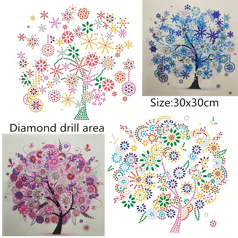 Colorful Embroidery Tree
