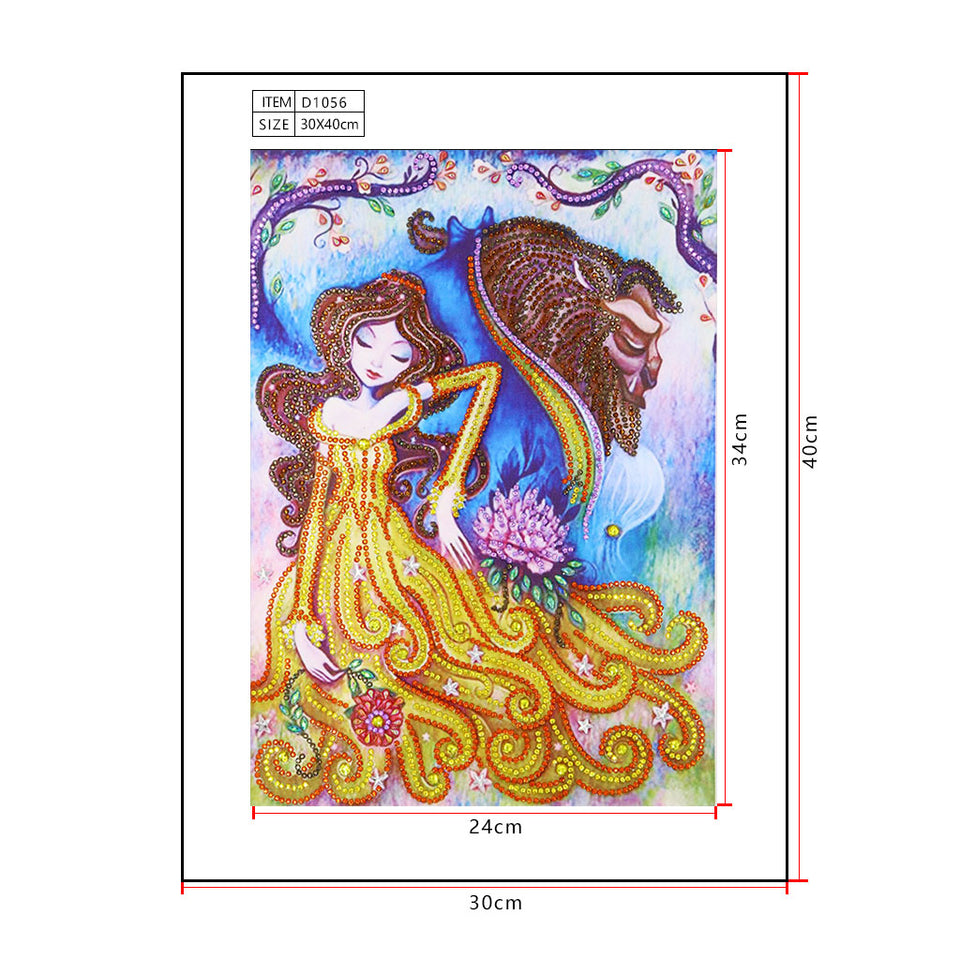 Yellow Girl With Line