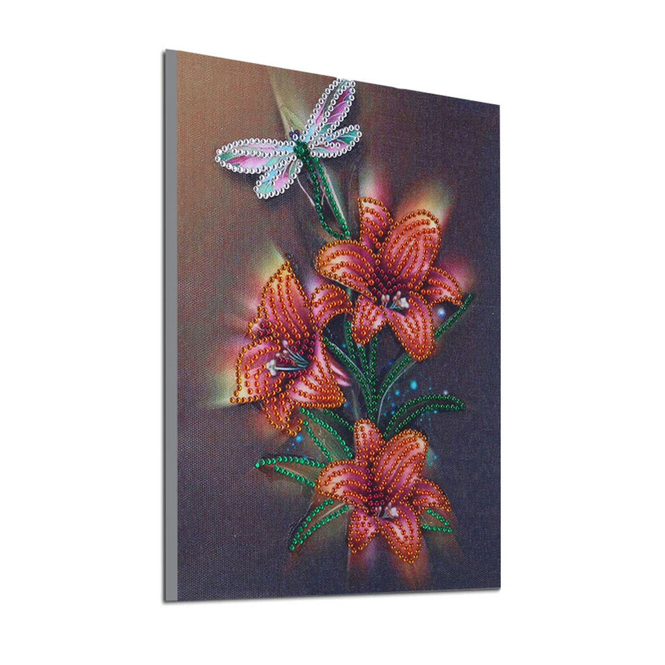 Flowers And Butterfly