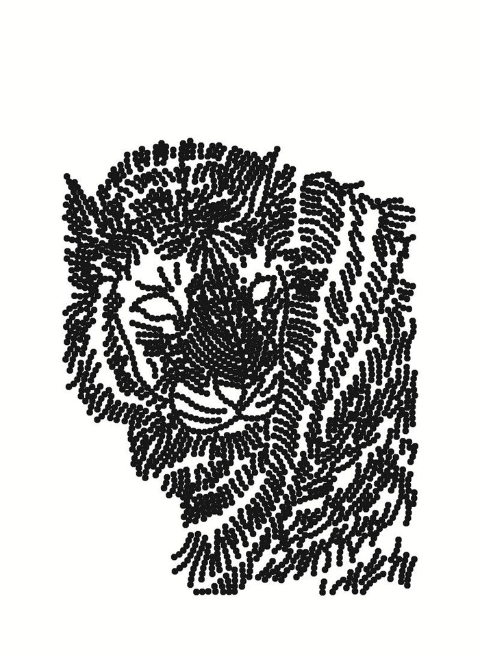 Colorful Tiger Special Painting