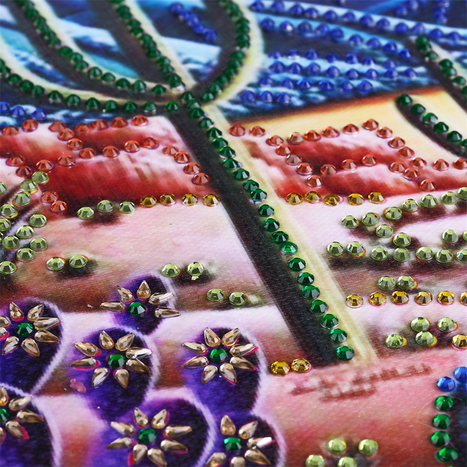 Desert At Night  Charming Painting