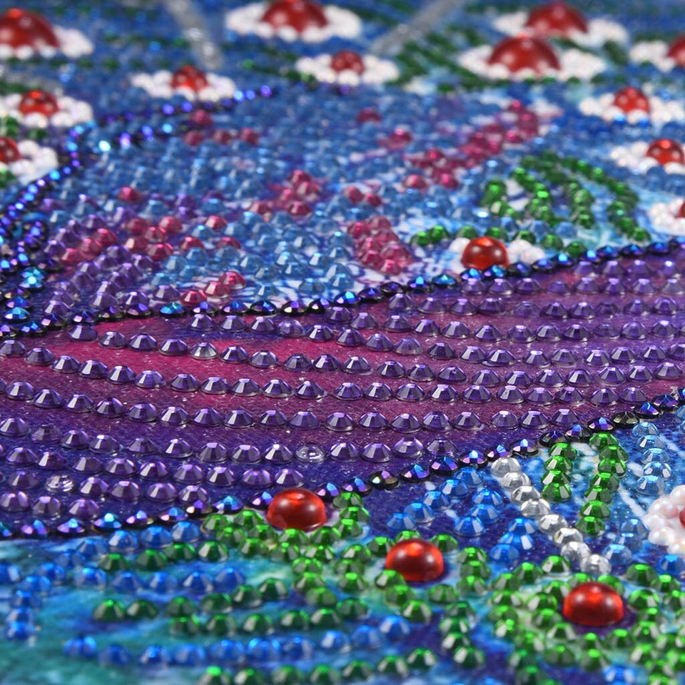 Beautiful Peacock With Colorful Wings