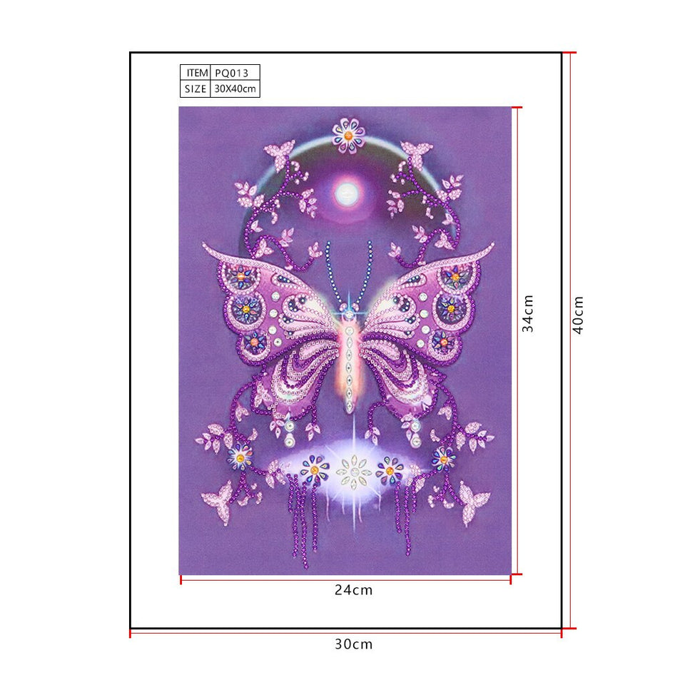 Crystal Pink Butterfly