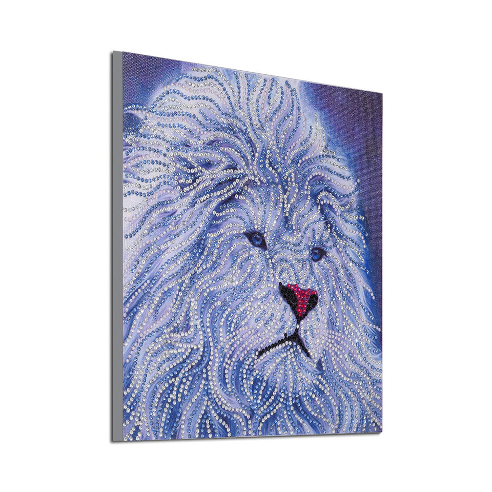 White lion With Red Nose