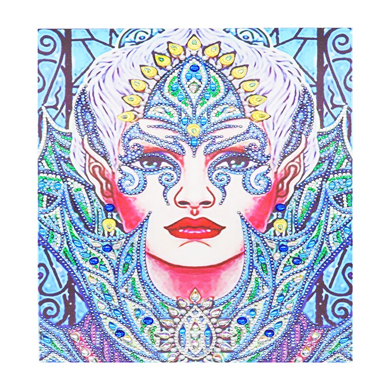 Colorful Lady Painting