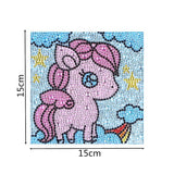 Pink Little Horse Painting For Kids