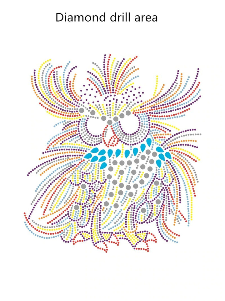 King Owls Colorful Painting