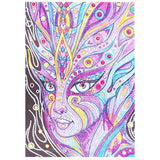 Special Colorful Girl Painting