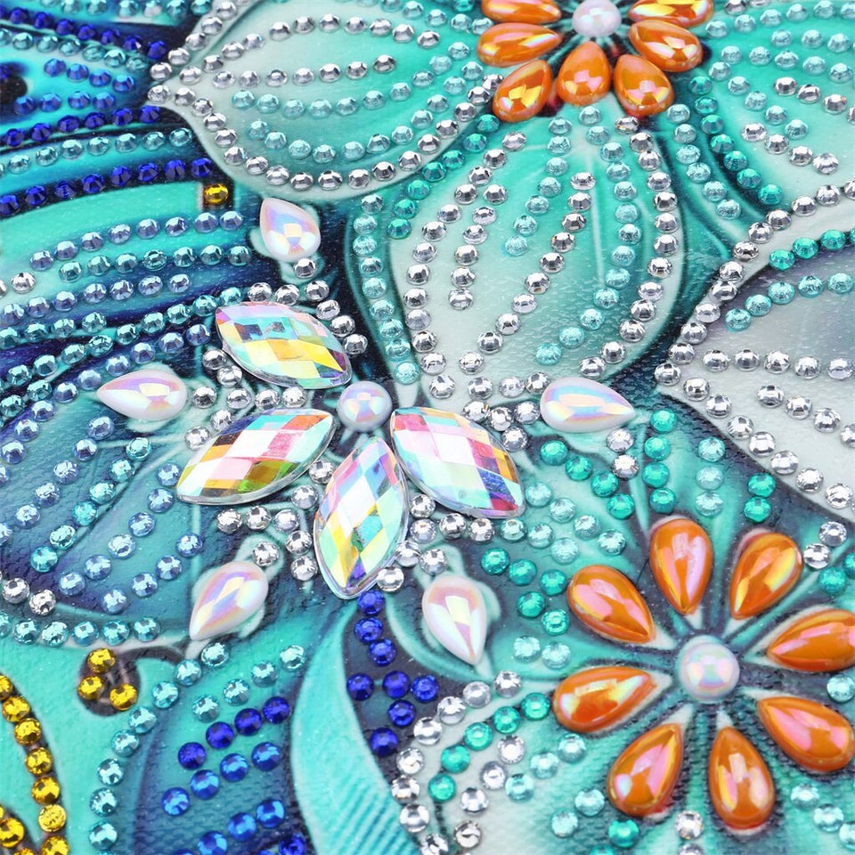 Cute Flowers And Butterfly Painting