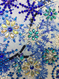 Embroidery Winter Flower Tree