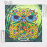Handmade Beautiful Owl Painting