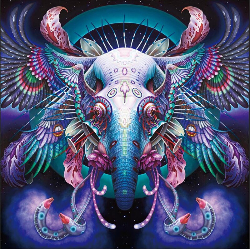 Charming Elephant Painting