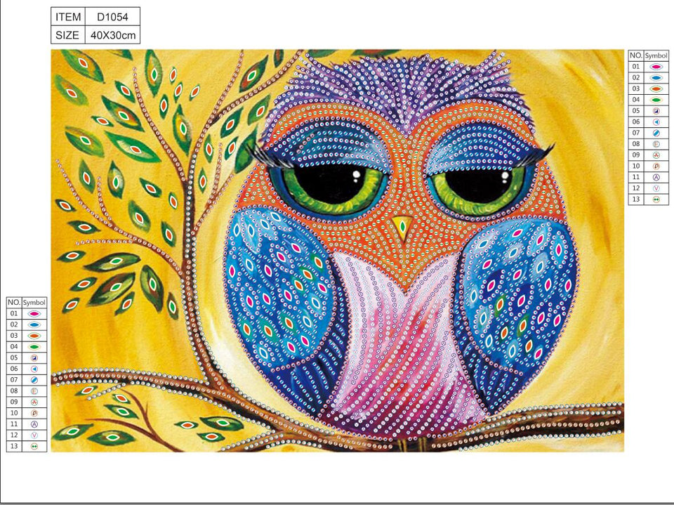 Sad Owl On Tree