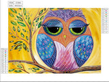Sad Owl On Tree