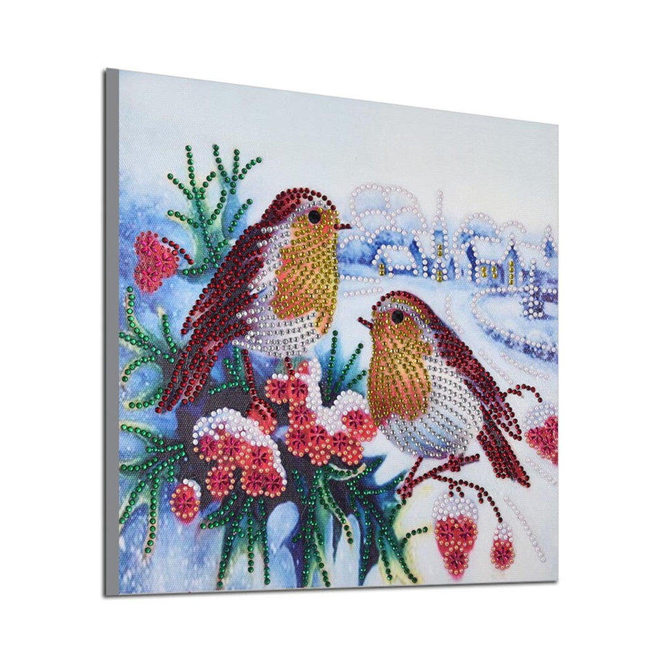 Birds On Flowers