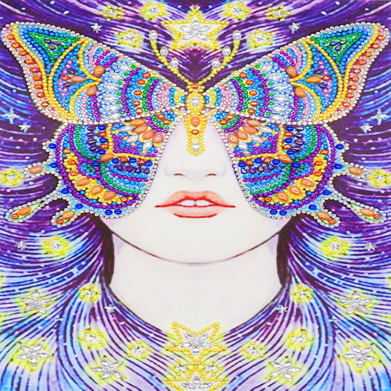 Women Butterfly Colorful Combination