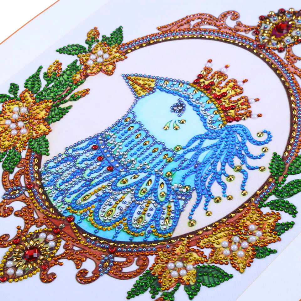 Bird In Mirror Beautiful Painting