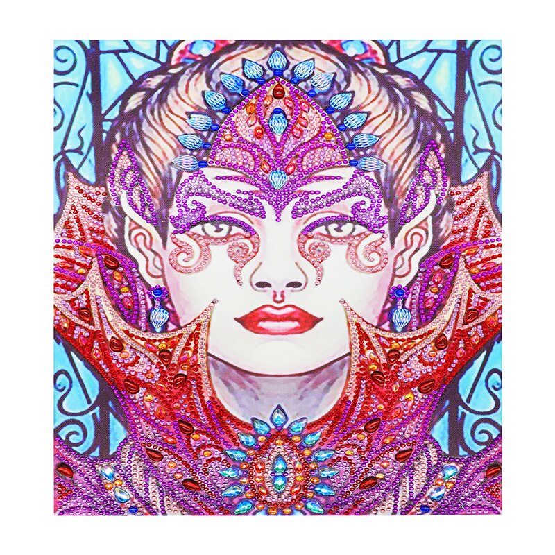 Colorful Lady Painting