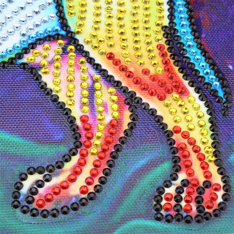 Colorful Dog Painting