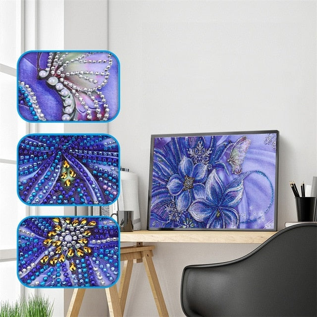 Flowers And Butterfly s