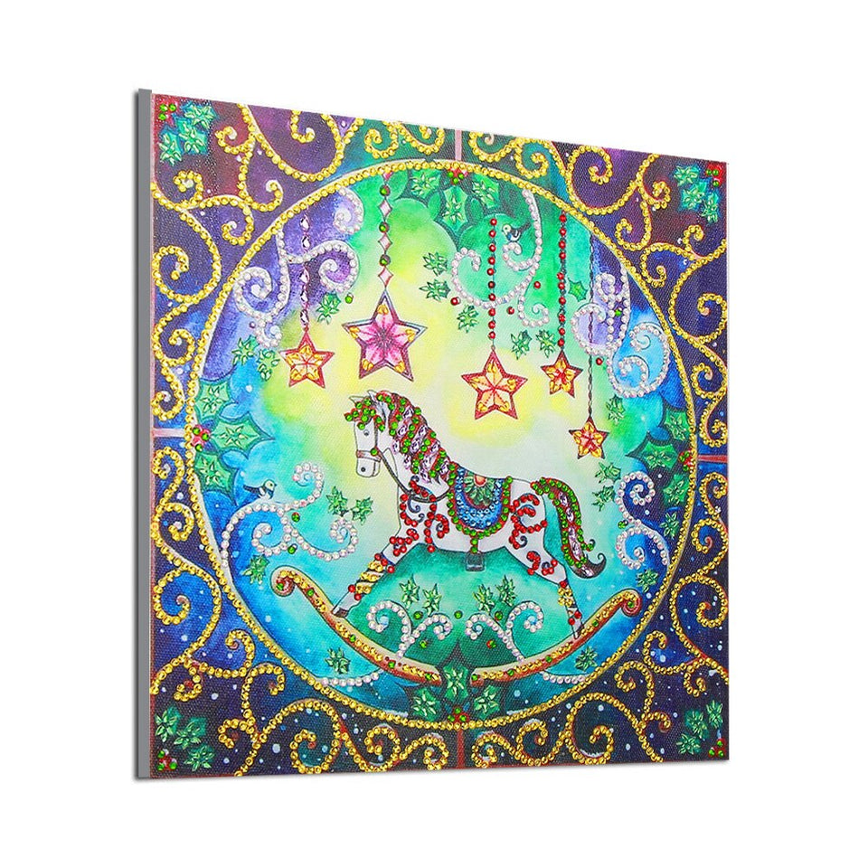 Colorful Horse And Stars