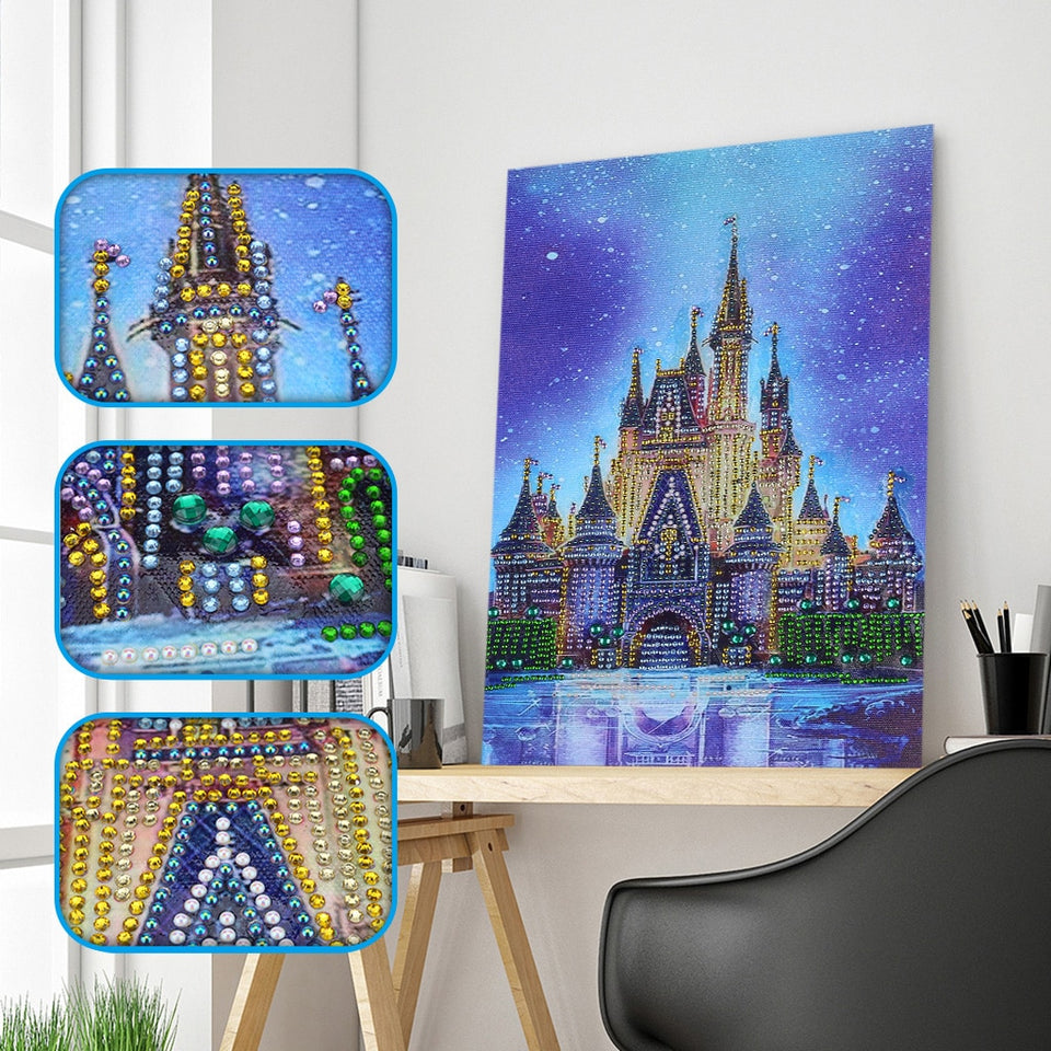 Colorful Castle Painting