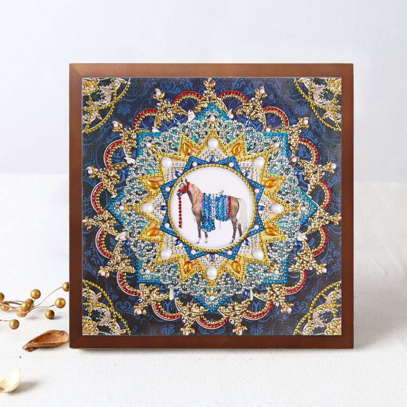 Horse Handmade Motif Painting