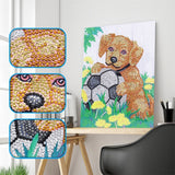 Puppy With Football