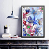Flowers And Butterfly