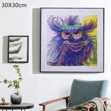 King Owls Colorful Painting