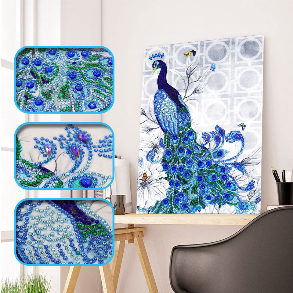 Cute Blue Peacock