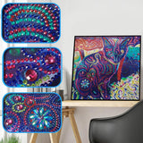 Crystal Cat Beautiful Painting