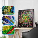 Owl Cute Motif Painting